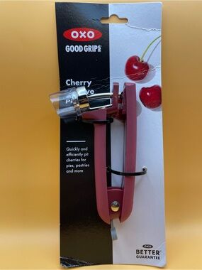 OXO Good Grips Cherry & Olive Pitter - Red